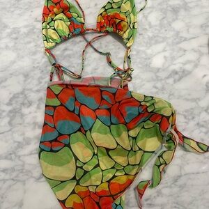 Colorful Geometric Bikini Set